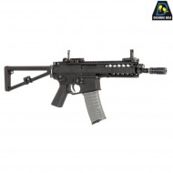 Electric rifle KAC PDW BLACK full metal double bell (db-000830)