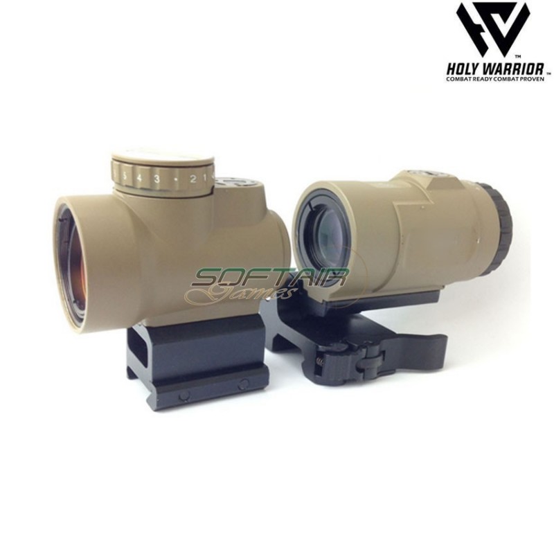 Combo set dot MRO + TJ 3X DARK EARTH holy warrior (hwr-72-de)