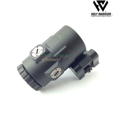 Scope TJ 3X BLACK magnifier holy warrior (hwr-73-bk)