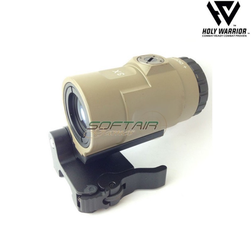 Ottica TJ 3X DARK EARTH magnifier holy warrior (hwr-74-de)