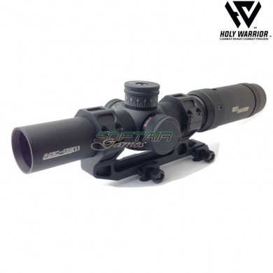 Scope HWO ADC 1-5x24 HD GEN.1 BLACK + A1C + GE154 BK holy warrior (hwr-82-bk)