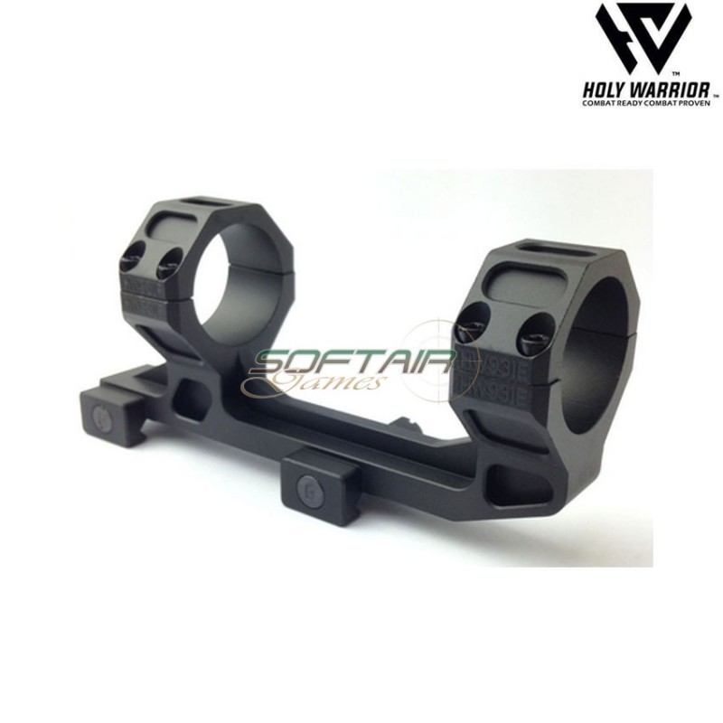 Mount for scope GEI. style 1.54" BLACK holy warrior (hwr-115-bk)