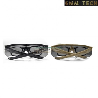 NAVY style google kit BLACK 6MM TECH (6mmt-33-bk)