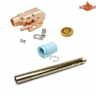 Set completo c/crazy jet 113mm per marui/we M1911 + AUTOBOT 70° maple leaf (ml-ch2h7cj113)