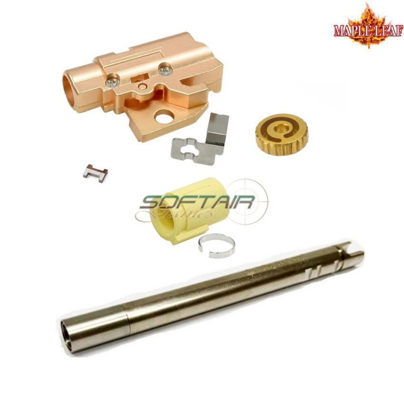 Set completo c/crazy jet 113mm per marui/we HI-CAPA 5" + AUTOBOT 60° maple leaf (ml-ch21h6cj113)