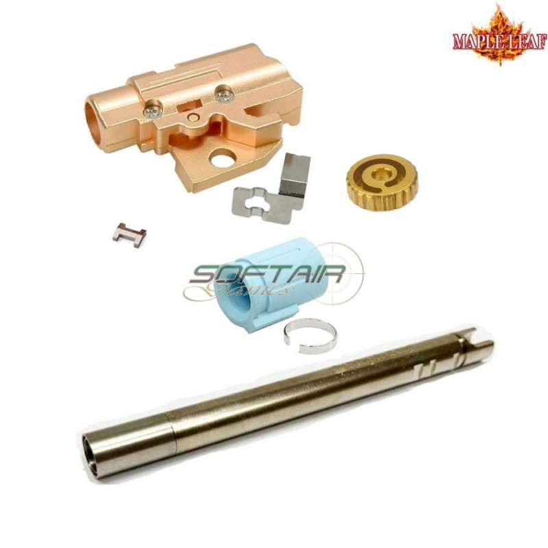 Set completo c/crazy jet 113mm per marui/we HI-CAPA 5" + AUTOBOT 70° maple leaf (ml-ch21h7cj113)