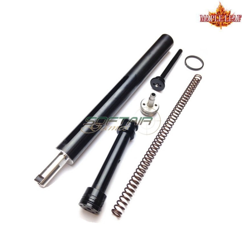 VSR upgrade cylinder set M145 90° piston + ZERO friction maple leaf (ml-vcs145-p2g2) VSR upgrade cylinder set M145 90° piston + ZERO friction maple leaf (ml-vcs145-p2g2)