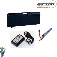 Electric rifle 11.1V READY STD. Level ETU M4 Midwest 10" total BLACK sopmod SGW (SGW-01-BK)