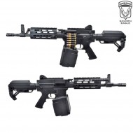 Electric Machine Gun 6671 Fightlite Mcr Lmg 14.25" Tactical Black Golden Eagle (ge-211715)