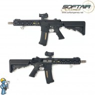 Fucile elettrico 11.1V READY STD. Level ETU M4  GEIS. 10" BLACK/SILVER sopmod SGW (SGW-02-BKSV) Fucile elettrico 11.1V READY STD. Level ETU M4  GEIS. 10" BLACK/SILVER sopmod SGW (SGW-02-BKSV)