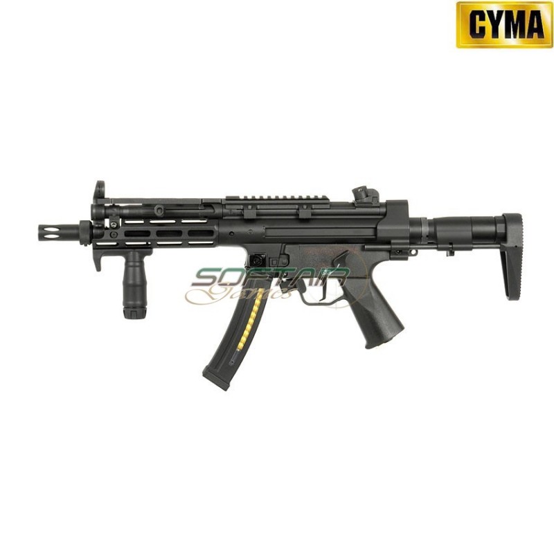 Handguard LC nero in alluminio per mp5 cyma (cm-fbp4036)
