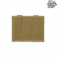 Triple Elastic Pistol Magazines Pouch COYOTE Frog Industries® (fi-m51613045-tan)