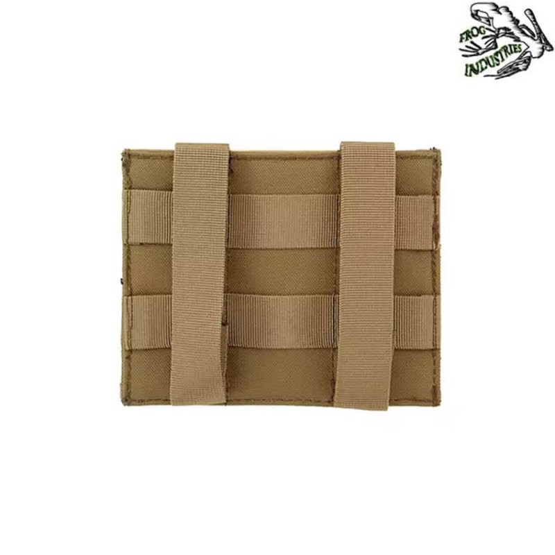 Triple Elastic Pistol Magazines Pouch COYOTE Frog Industries® (fi-m51613045-tan)