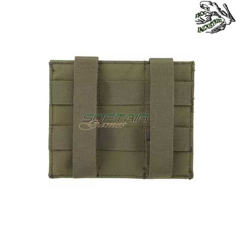 Tasca Caricatori Pistola tripla Elastica OLIVE DRAB Frog Industries® (fi-m51613045-od)