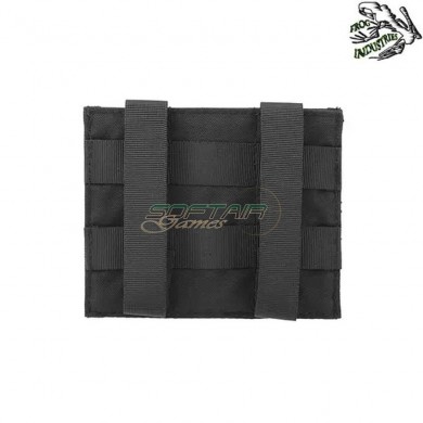 Triple Elastic Pistol Magazines Pouch BLACK Frog Industries® (fi-m51613045-bk)