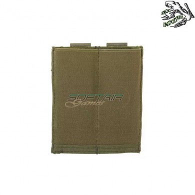 Double Elastic Pistol Magazines Pouch OLIVE DRAB Frog Industries® (fi-m51613044-od)