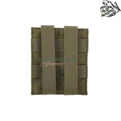 Tasca Caricatori Pistola doppia Elastica OLIVE DRAB Frog Industries® (fi-m51613044-od)