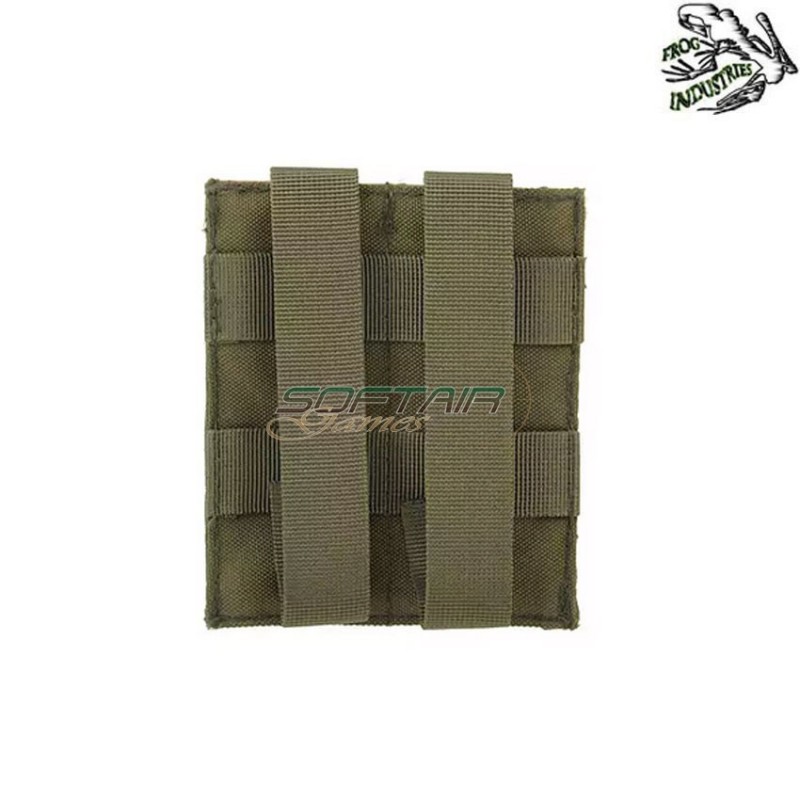Double Elastic Pistol Magazines Pouch OLIVE DRAB Frog Industries® (fi-m51613044-od)
