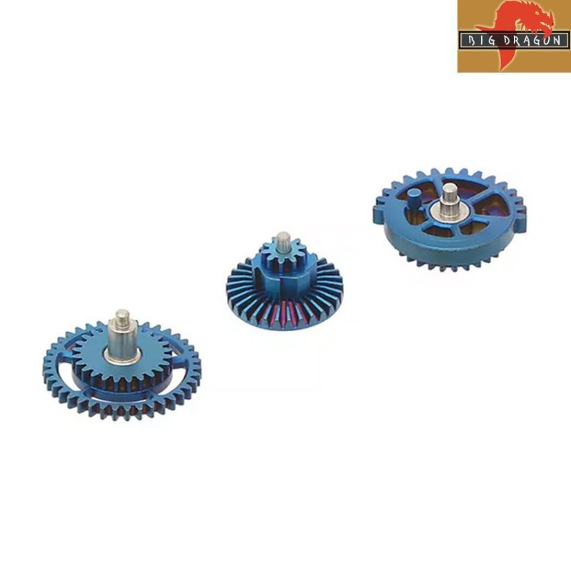 Set ingranaggi AEG 13:1 ULTRA lightweight titanium big dragon (bd4570a) Set ingranaggi AEG 13:1 ULTRA lightweight titanium big dragon (bd4570a)