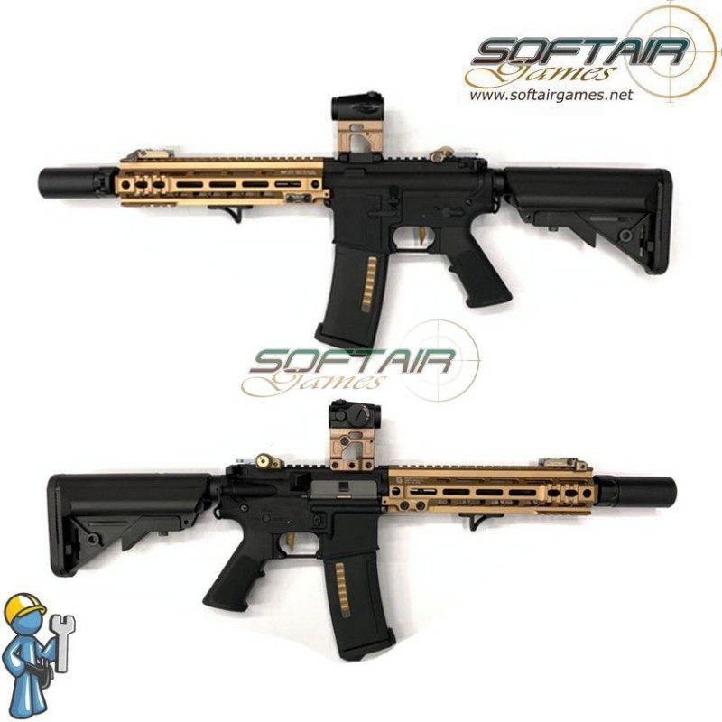 Fucile elettrico 11.1V READY MDM. Level ETU M4  MK4 GEIS. 10" DDC sopmod SGW (sgw-04-ddc)