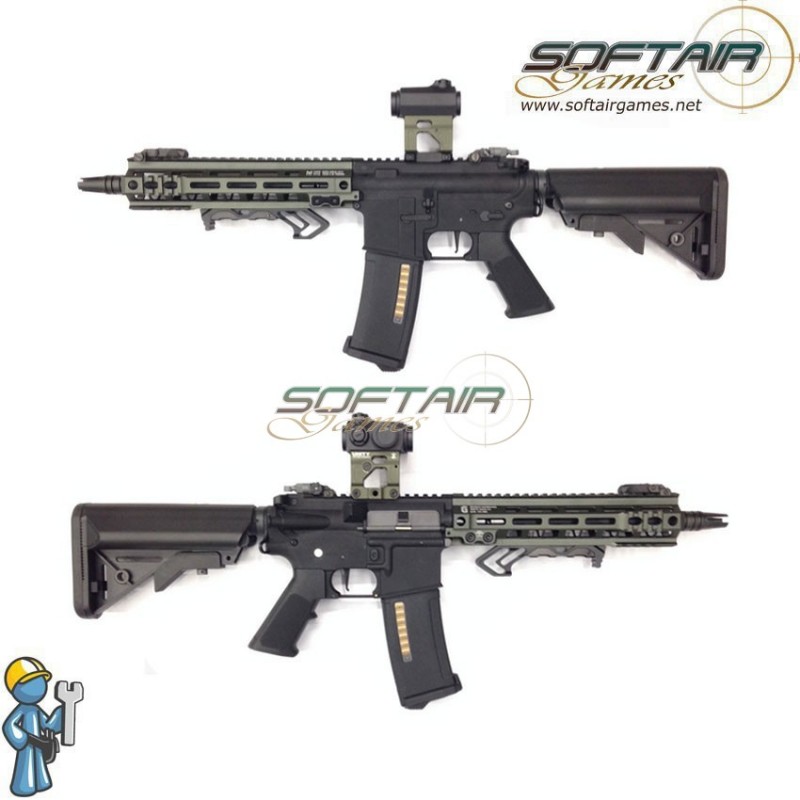Electric rifle 11.1V READY STD. Level ETU M4  MK4 GEIS. 10" OD sopmod SGW (sgw-06-od)