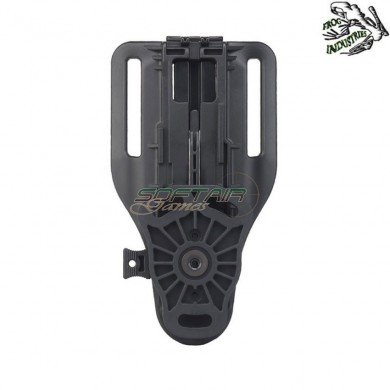 Tactical holster BLACK adjustable adapter base frog industries® (fi-wo-gb60b)