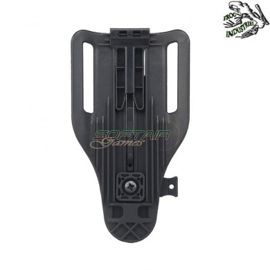 Tactical holster BLACK adjustable adapter base frog industries® (fi-wo-gb60b)