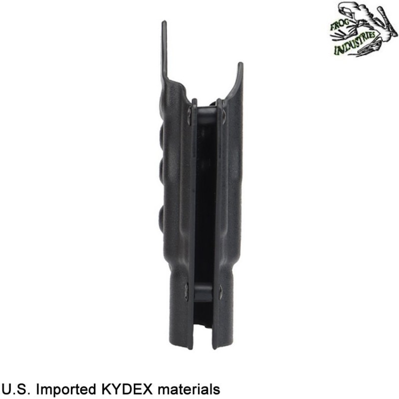 Fondina quick pull NERA U.S. KYDEX per glock c/x400 torcia frog industries® (fi-wo-gb02b)