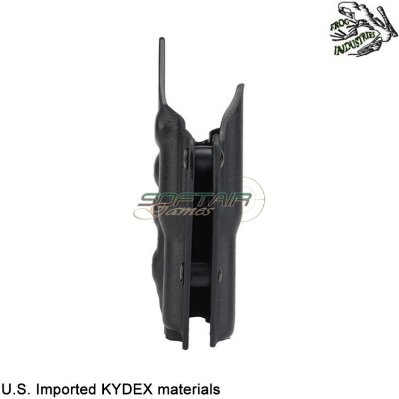 Holster quick pull BLACK U.S. KYDEX for glock w/xc1 flashlight frog industries® (fi-wo-gb06b)