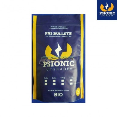 BB bag 1kg. 0.25gr. WHITE BIO psionic (pb-0.25-w-bio)