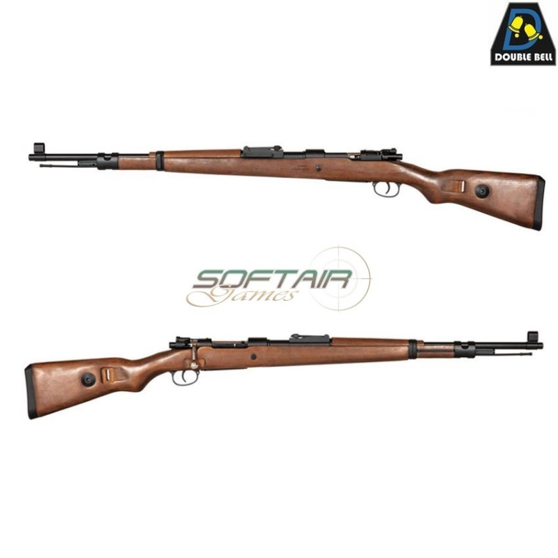 Fucile a gas wwii kar98k sbossolante VERO LEGNO double bell (db-000685)