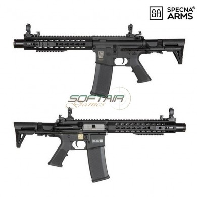 Electric Rifle Sa-c07 Assault Replica M4 Noveske Cqb Keymod Pdw Black Core™ Specna Arms® (spe-01-027694/033337)