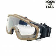 Maschera si-ballistic per elmetto dark earth fma (fma-003902)