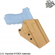 Fondina quick pull TAN U.S. KYDEX per glock 34 frog industries® (fi-wo-gb10t)