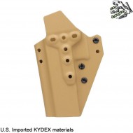 Fondina quick pull TAN U.S. KYDEX per glock 34 frog industries® (fi-wo-gb10t)