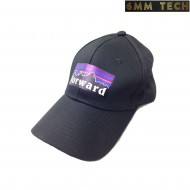 Baseball cap FORWARD style NERO 6MM TECH (6mmt-34-bk)