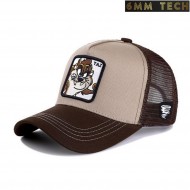 Baseball cap TAZ. style BROWN 6MM TECH (6mmt-35-br)