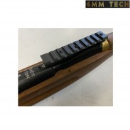 Slitta 20mm tactical 9 slot per mosin nagant 6MM TECH (6mmt-40-bk)