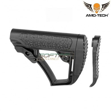 Stock DD Style black for m4/m16 amo-tech® (amt-030107-bk/hm0374b)