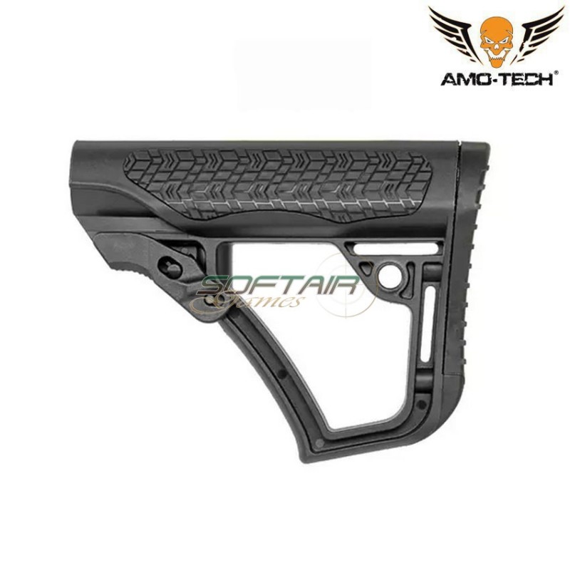 Stock DD Style black for m4/m16 amo-tech® (amt-030107-bk/hm0374b)