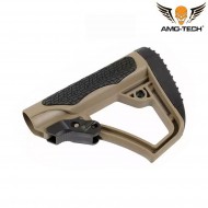 Stock DD Style DARK EARTH for m4/m16 amo-tech® (amt-hm0374s-de)