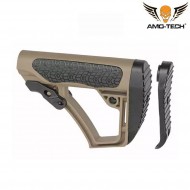 Stock DD Style DARK EARTH for m4/m16 amo-tech® (amt-hm0374s-de)
