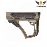 Stock DD Style DARK EARTH for m4/m16 amo-tech® (amt-hm0374s-de)