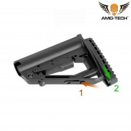 Stock RUSSIAN style black aeg AK12/AKM/AK74 amo-tech® (amt-stk-007)