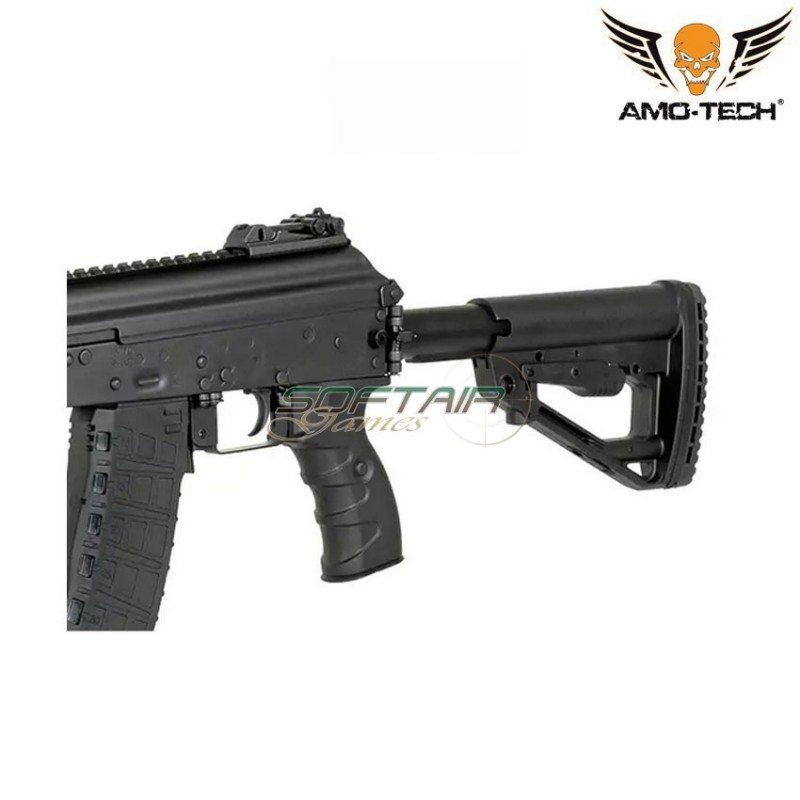 Calcio RUSSIAN style nero aeg AK12/AKM/AK74 amo-tech® (amt-stk-007)