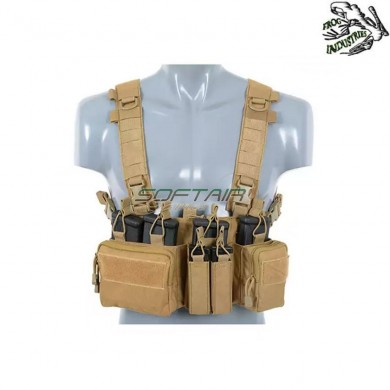 Compact Assualt/sniper Type Chest Rig COYOTE Frog Industries® (fi-m51611053-tan)