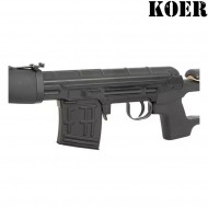 Fucile a molla sniper SVD dragunov NERO koer (kr-fb3345)
