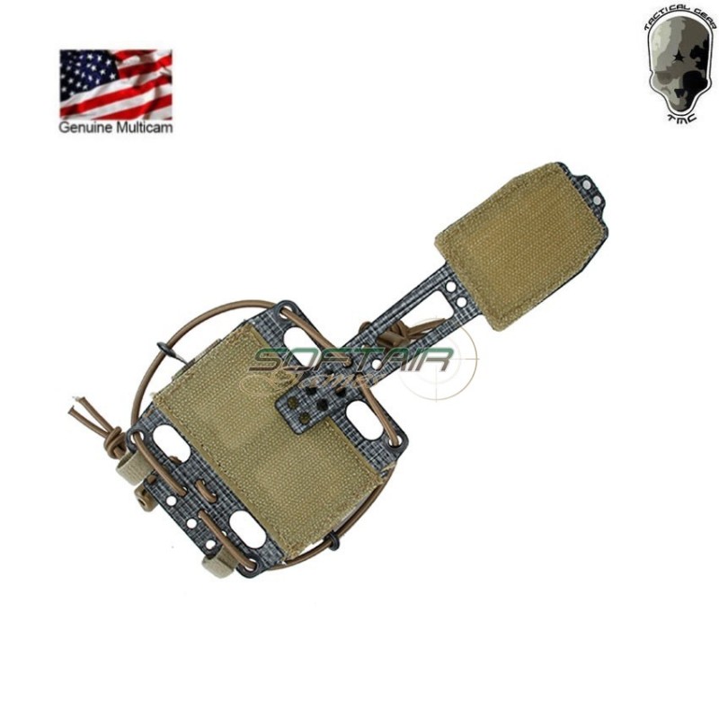 Tasca battery frame G. type per elmetti velcrata Multicam® Genuine Usa tmc (tmc3505-mc)