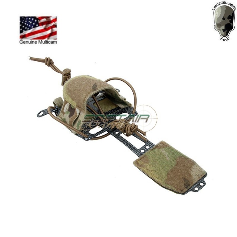 Tasca battery frame G. type per elmetti velcrata Multicam® Genuine Usa tmc (tmc3505-mc)