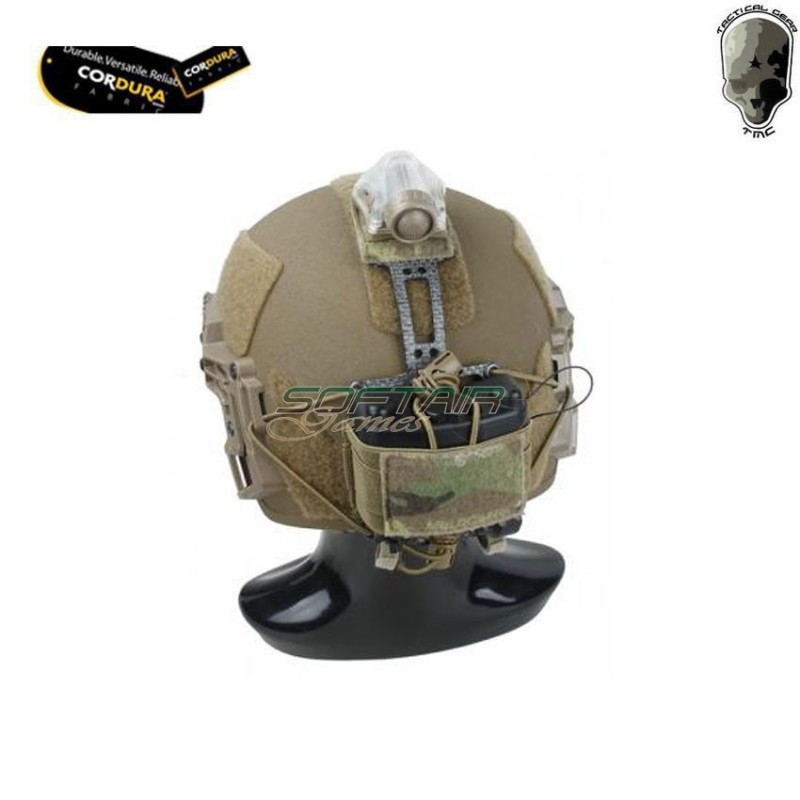 Battery frame pouch G. type Multicam® Genuine Usa for velcro helmets tmc (tmc3505-mc)